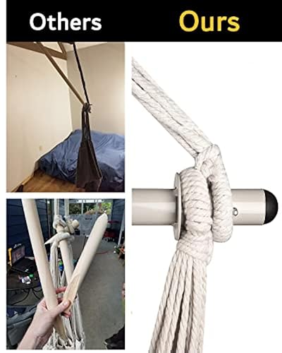 ADVOKAIR Hammock Chair Swing (500 lbs Max) Hanging Hammock Chair