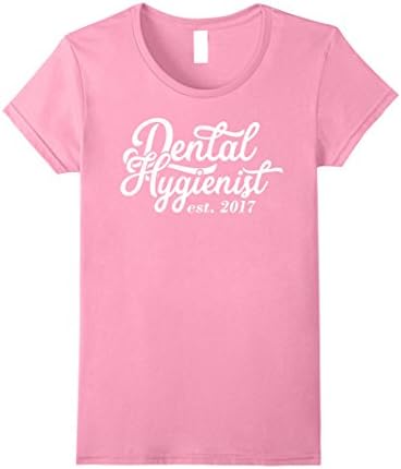 Women's Graduation Gift for Dental Hygienists est 2017 Dental School Medium Pink