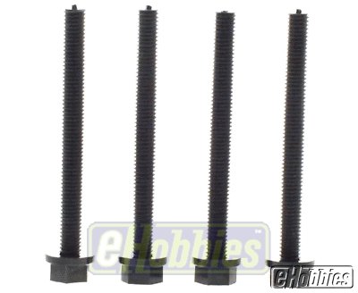 Du-Bro 164 10-32 x 2" Nylon Wing Bolt (4-Pack)