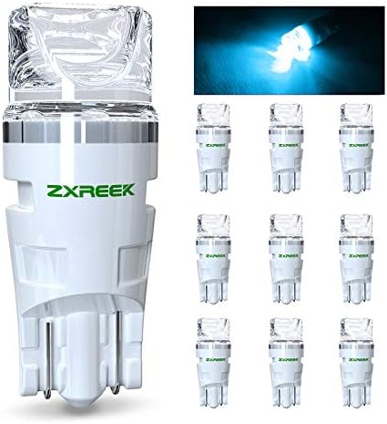 Zxreek T10 Led アイスブルー 10 個 セラミック W5w 194 168 車検対応 25 Ledチップ3連 Dc12v 15v 車用 ポジション ライセンスランプ ナンバー灯 ルームランプ Led電球 時間寿命 一年保証 Zxreek T10 Led アイスブルー 10 個 セラミック W5w 194 168 車検対応 25 Ledチップ3連 Dc12v 15v 車用 ポジション ライセンスランプ ナンバー灯 ルームランプ Led電球 時間寿命 一年保証