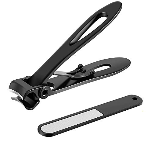Nail Clippers,Super-Large Toenail Clippers Cutter Oversized Fingernail Professional Stainless Steel Toenail Clippers…