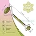 Jade Roller Massager for Face by Arimari - Depuffing 100% Natural Real Jade Roller Facial Massager Therapy - Face Eye Neck Beauty Tool - Double Sided Healing Slimming Rollers With Bag