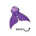 Tendol Mermaid Swimming Fin, with new strong adjustable strap. (Purple)