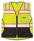 Safety Vest, L, Lime, Male