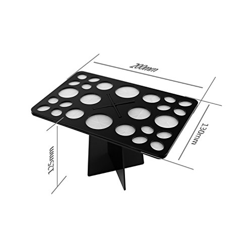 image for Docolor 26 Mix Size Makeup Brush Holder Tree Tower Air Drying Organize
