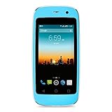 POSH MOBILE MICRO X, The Smallest Smartphone in the World, ANDROID UNLOCKED 2.4” GSM SMARTPHONE with 2MP Camera and 4GB of Storage. 1 Year warranty. (MODEL#: S240 LIGHT BLUE)