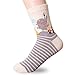 Raytine Famous Japanese Animation Print Crew Socks, 4 Pairs, One Size