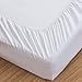 King Size Mattress Protector Premium Waterproof Hypoallergenic Mattress Cover Breathable Cotton Terry, Blocks Dust Mites, Fluids, Bacteria, Allergens, 15 Year Warranty - Vinyl Free
