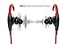 Bluetooth Headphones, Water-proof Wireless 4.1 Noise Cancelling Stereo Earphones, Secure Fit for Sports with Built-in Mic (Red) (Red)
