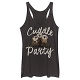 Finding Dory Otter Cuddle Party Womens Graphic Racerback Tank