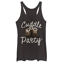 Finding Dory Otter Cuddle Party Womens Graphic Racerback Tank