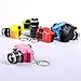 Inverlee Multi-Function Lovely Mini LED Camera Key Chain Pendants Rings Chain Cartoon Women Car Bag Key Ring (Black)