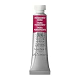 Winsor & Newton Professional Water Colour Paint, 5ml tube, Permanent Rose