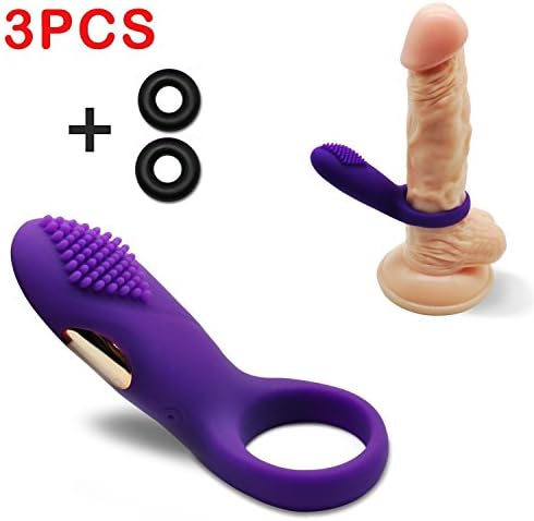 Vibrating Male Wand Massager Rechargeable or Back Neck Shoulder Relaxation Massaging with Multiple Vibrating Men Medical Grade Silicone Vibration Toy