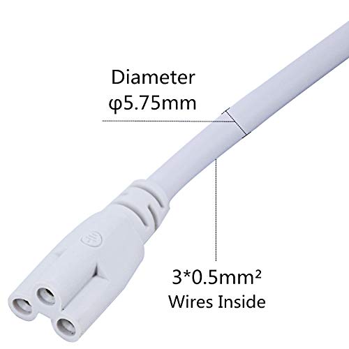 image for CNSUNWAY LIGHTING Double End Connector Cable for Integrated T5 T8 T12 