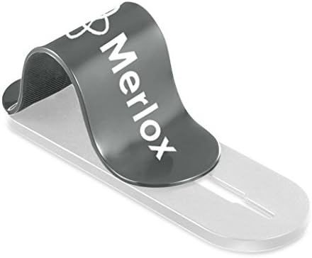 Merlox Flexible SmartPhone Holder, New 2018, Comfortable, Elegant and Cool Design. Never Drop Your Phone while using Facetime or catching Pokemon (Grey)