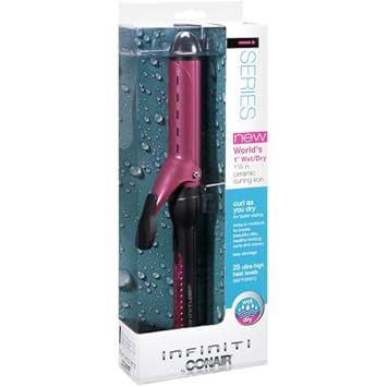 wet hair curling iron