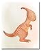 Dinosaur Watercolor Prints - Set of 6 (8 inches x 10 inches) Photos - Cute Kids Boys Girls Bedroom Wall Art