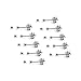 Silverline Jewelry- Set of 10 Pairs Of Tiny 2mm Stainless Steel Round Ball Stud-Earrings