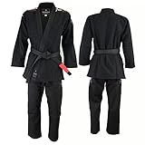 Ultra Light Version Gladius BJJ JIU JITSU GI by VERUS (Black, A2)