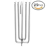 Curtains Pleat Tape End Hooks to Make Pleats Stainless Steel (25)