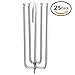 Curtains Pleat Tape End Hooks to Make Pleats Stainless Steel (25)