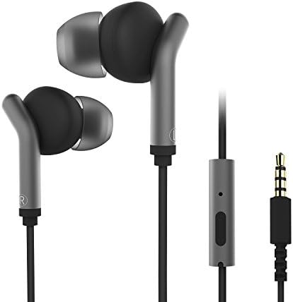 In Ear Headphones with Mic,3.5mm Metal Housing Magnetic Best Wired Bass Stereo Headset Comfortable earbuds Built-in Mic for Iphone Android Samsung IOS