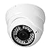 R-Tech 2MP (1080P) HD TVI Outdoor Turret Dome Security Camera with IR Night Vision – 2.8-12mm Varifocal Lens – White