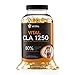 Vital CLA 1250 Super High Potency Supplement: Non GMO Safflower Oil, Gluten Free Natural Daily Conjugated Linoleic Acid for Weight Loss, Muscle Mass and Exercise Performance - 180 Essential Softgels
