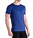 COMFORTABLE CLUB Men's Modal Slimfit T-Shirt/Undershirt Crew Neck (Large, Monaco Blue)