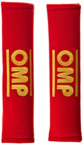 Click Here to See More Images OMP (DB/450/R) Racing Seat Belt Harness Pad, Red, 2