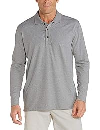 Coolibar UPF 50+ - Polo de manga larga para hombre