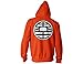 Ripple Junction Dragon Ball Z Kame Symbol Adult Zip Hooded Sweatshirt