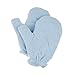 Bluestone Heat Therapy Gloves - Microwaveable Mittens with Natural Crab Apple Seed Filling for Warming Topical Pain Relief and Comfort (One Pair)