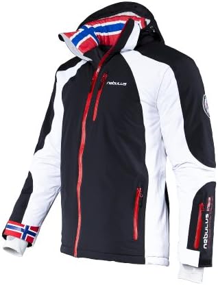 Nebulus High End Platinum Ski Jacket DAVOS, men's, black, 10,000 mm (Q679)