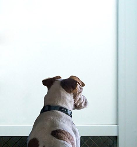 Privacy Window Film White Frosted Window Film Decorative Self-Adhesive Window Films Static Cling Vinyl Glass Film 15.7" x78.7" for Home Bathroom Office Living Room
