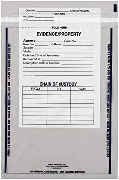 Vonco VonSecure BAC-2213 Evidence Bag, Polyethylene, Large