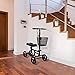 Give Me Knee Scooter Steerable Knee Walker Deluxe Crutch Alternative Dual Braking System in Black