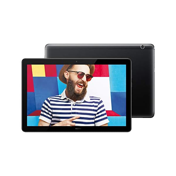 HUAWEI-MediaPad-T5-101-Inch-Android-80-Tablet-1080P-Full-HD-Display-Kirin-695-Octa-Core-Processor-RAM-4GB-ROM-64GB-Dual-Stereo-Speakers-5100mAh-Large-Battery-Black HUAWEI MediaPad T5 - 10.1 Inch Android 8.0 Tablet, 1080P Full HD Display, Kirin 695 Octa-Core Processor, RAM 4GB, ROM…