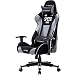 GTRACING Gaming Chair Fabric Computer Racing Office Chair PU & Mesh High Back Backrest and Height Adjustable E-Sports Ergonomic Chair with Pillows GT000 Gray primary