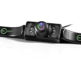 Vehicle Backup Camera, Esky Rear View Camera Waterproof High Definition Color Wide Viewing Angle License Plate Car Camera with 7 Infrared Night Vision LED