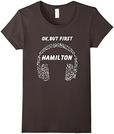 Womens OK, BUT FIRST HAMILTON Ear Phones Large Asphalt