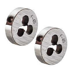 uxcell #4-40 UNC Round Die, Machine Thread Right