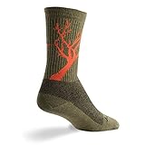 SockGuy Deadwood Wool Crew 6IN Cycling Sock