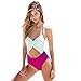Blooming Jelly Women's Cut Out One Piece Swimsuit Swimwear Monokini