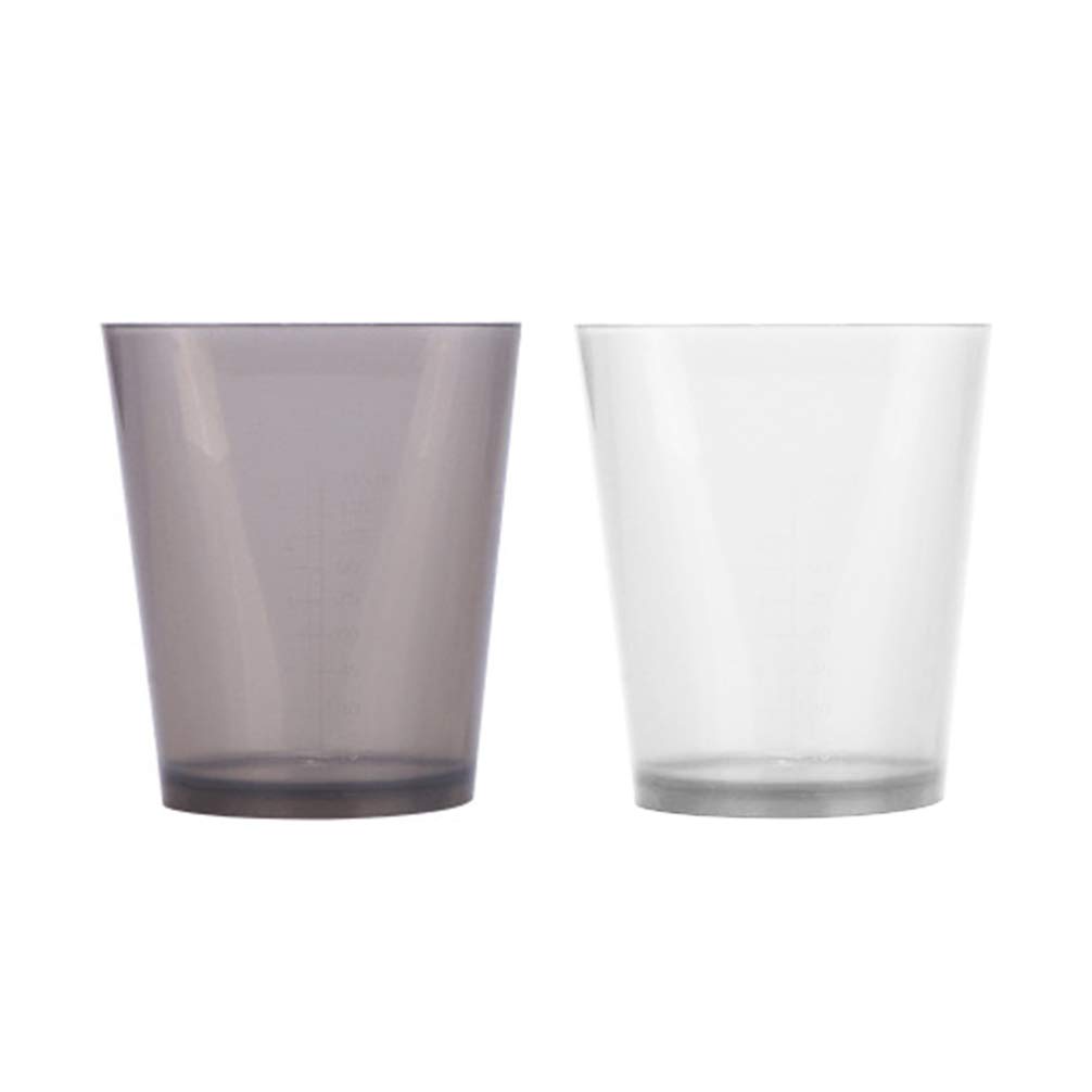 Lurrose Hair Dye Mixing Bowl Hair Coloring Measuring Cup Hair Tint Appilicator for Home Salon 2Pcs