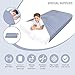 Special Supplies Sensory Bed Sheet for Kids Compression Alternative to Weighted Blankets - Breathable, Stretchy - Cool, Comfortable Sleeping Bedding -Grey (Twin)