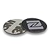 10 X NFC Tags | NXP Chip NTAG213 | 144 Bytes Memory | Hard PVC Sticker | Black Round Tags | High Scan Strength | Strong 3M Glue