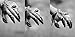 Wowlife False Nail Punk Style Talon Claw Paw Finger Ring Knuckle Bend Fingertip Finger Claw Ring Can not be adjusted (10 Pcs, Black)