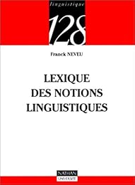 Lexique des notions linguistiques